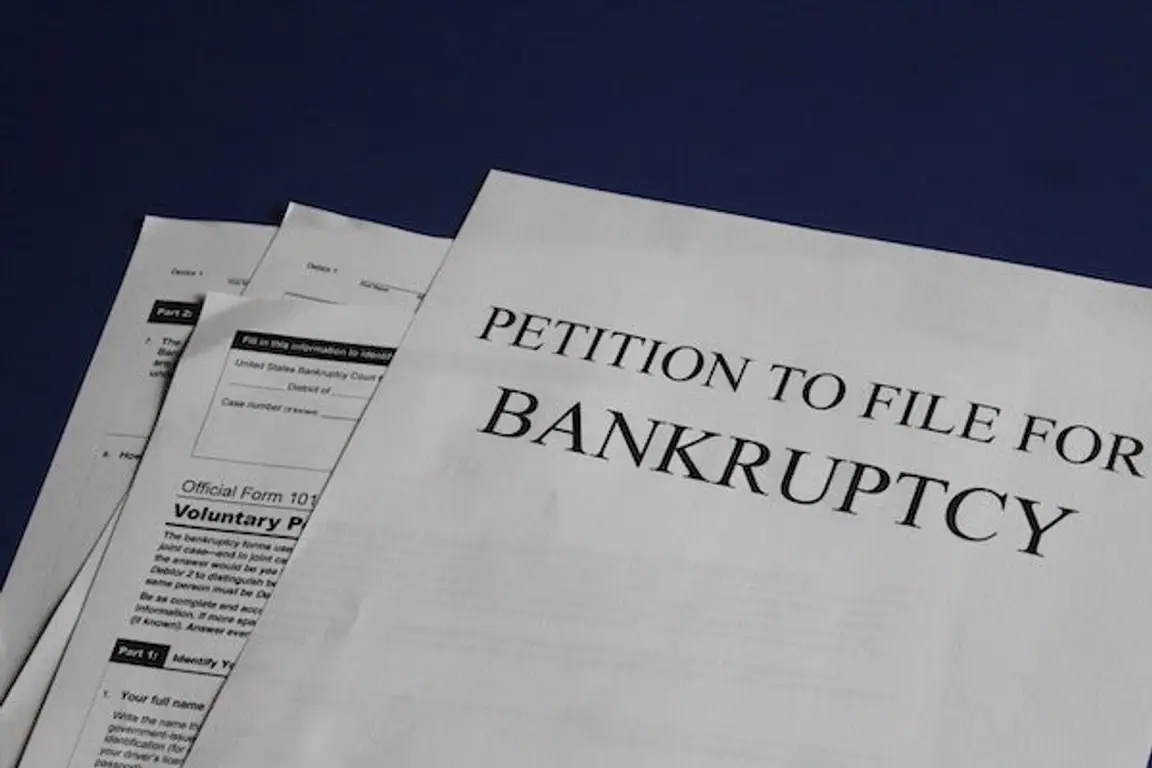 a petition to file for bankcuptcy