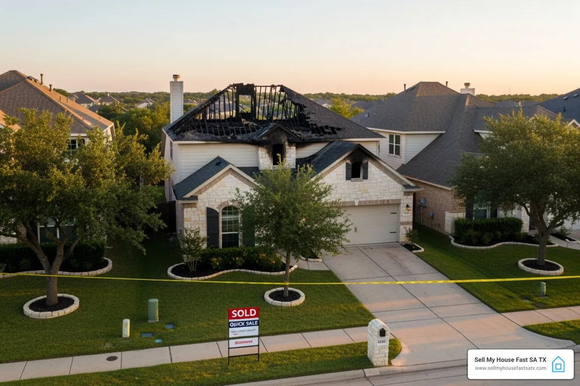 We buy fire damaged houses in San Antonio TX - trusted local buyer - Sell Fire Damaged House