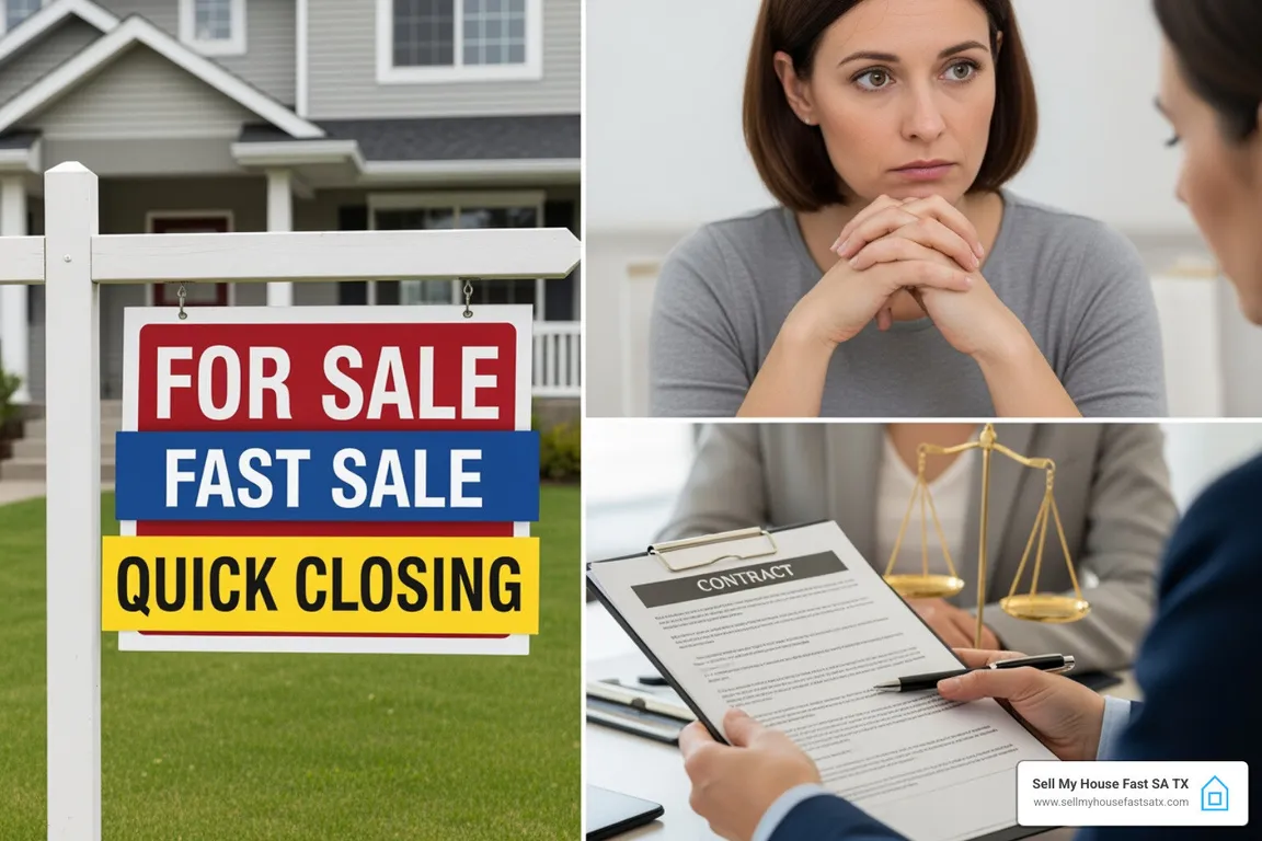A homeowner reviewing a foreclosure notice in San Antonio, TX - sell my house fast foreclosure