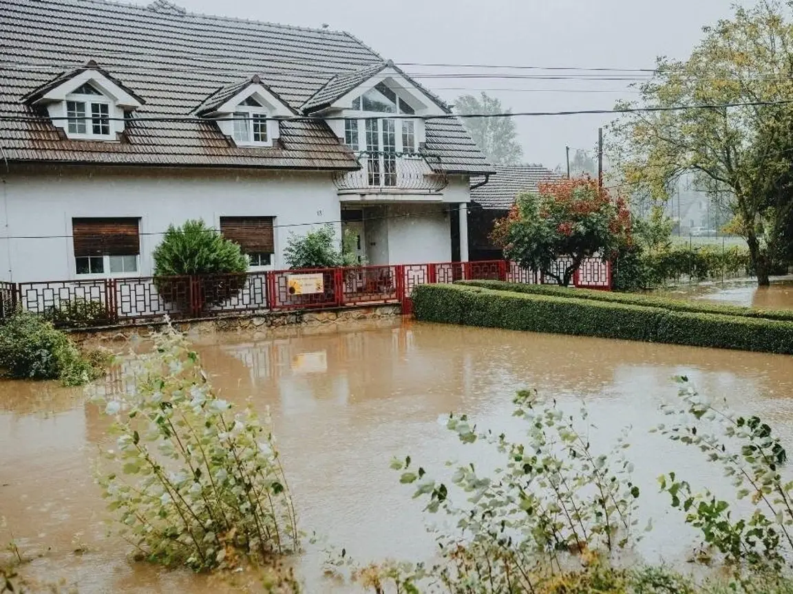 Flood damage house in New Jersey