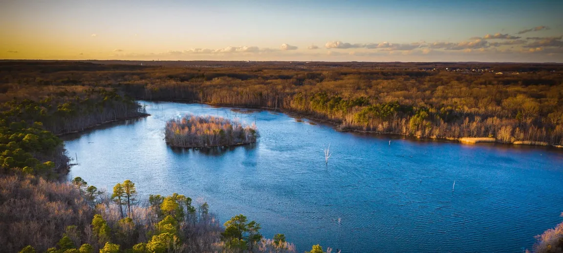 Scenic View of Lake in Howell New Jersey
