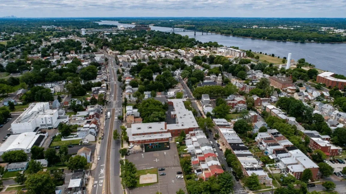 Small River Side Town in Burlington County