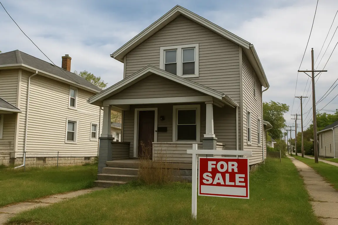 East Toledo Ohio vacant house for sale