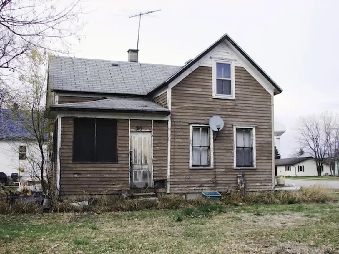 A Damaged House For Sale In Milwaukee