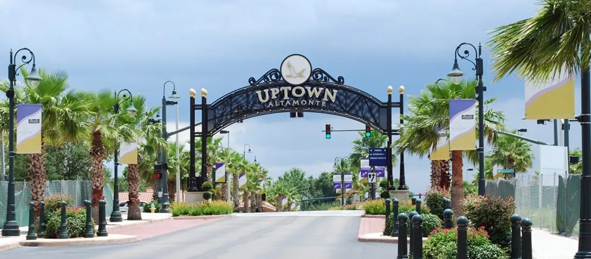Uptown Altamonte entrance, representing the local real estate market served by Investment Capital Home Buyers.