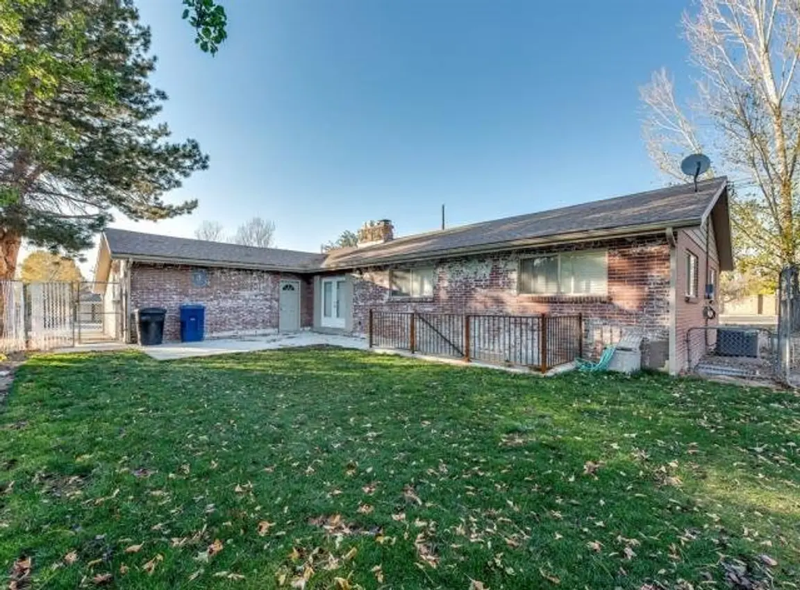Backyard of a rent to own home in Holladay Utah