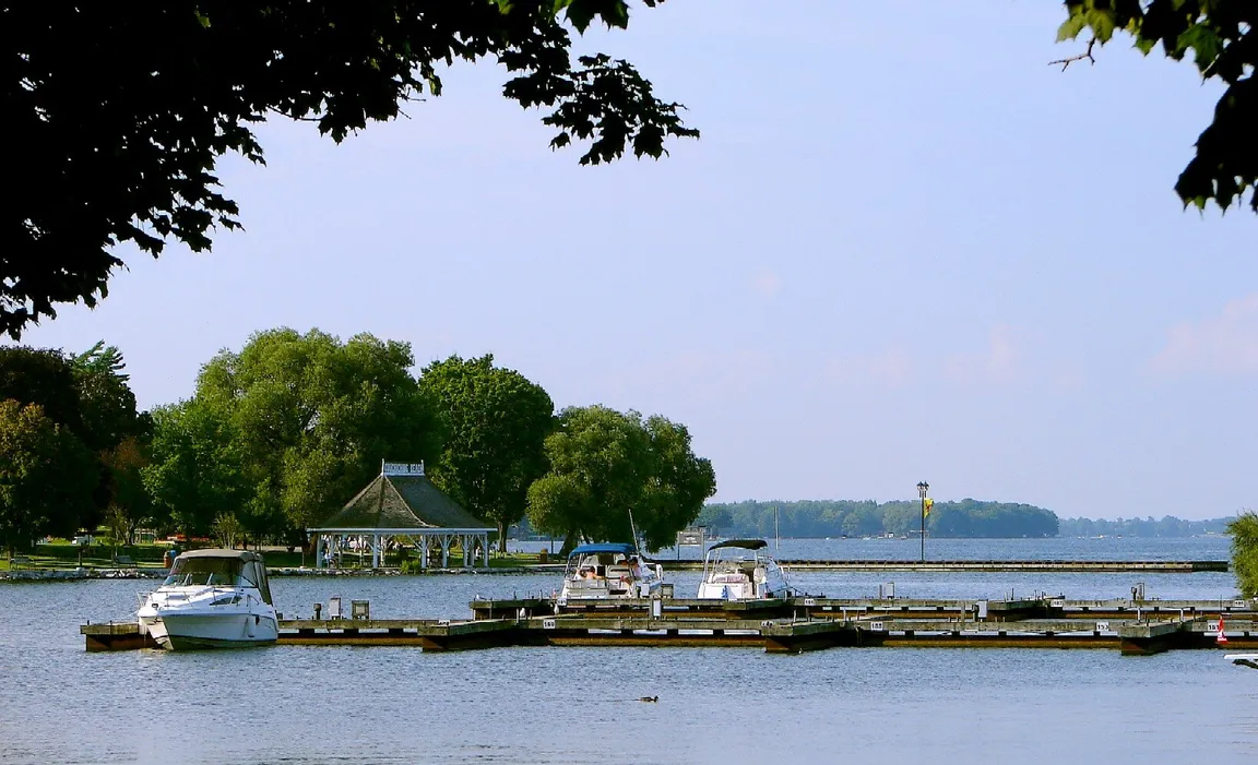 Waterfront of Orillia, Ontario, Canada