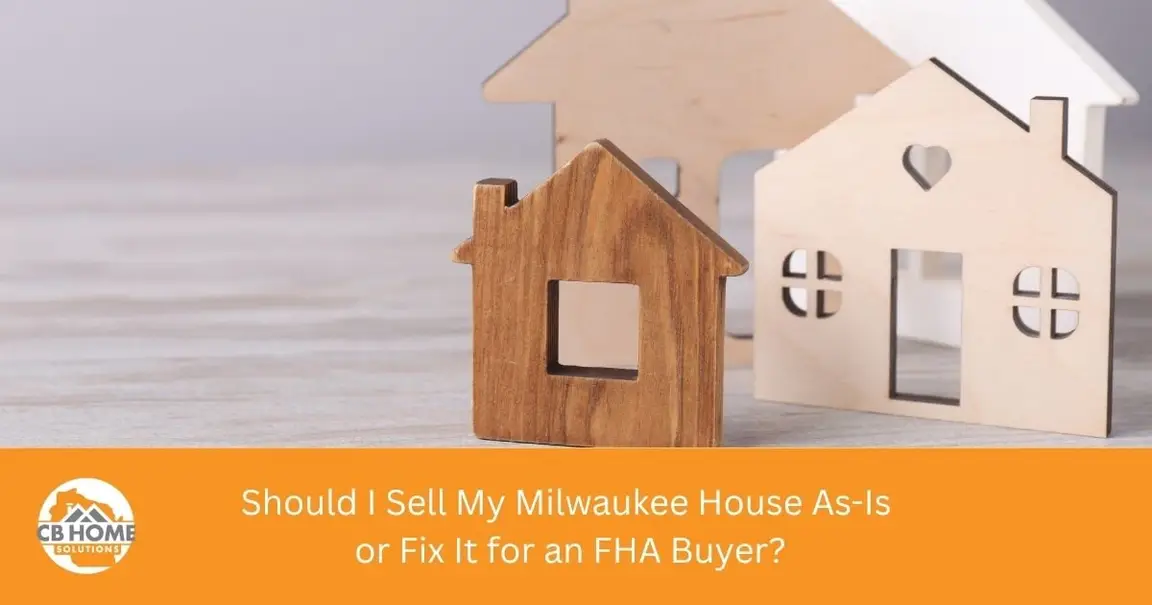 Older Milwaukee home interior being weighed for repairs before an FHA sale