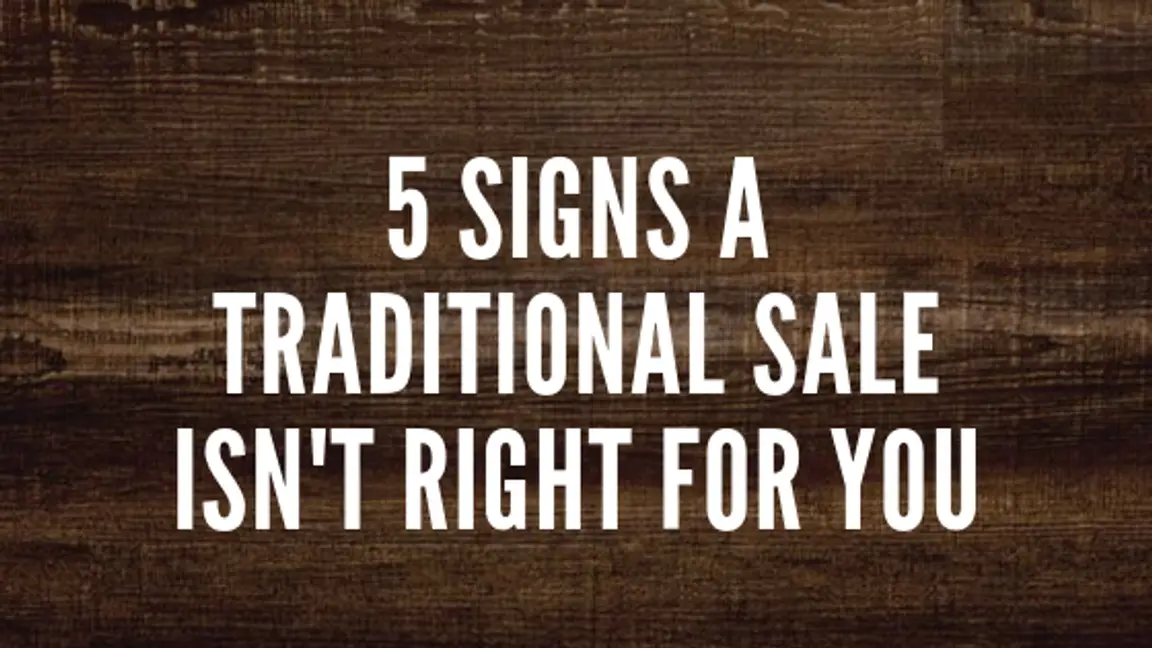 Traditional Sale