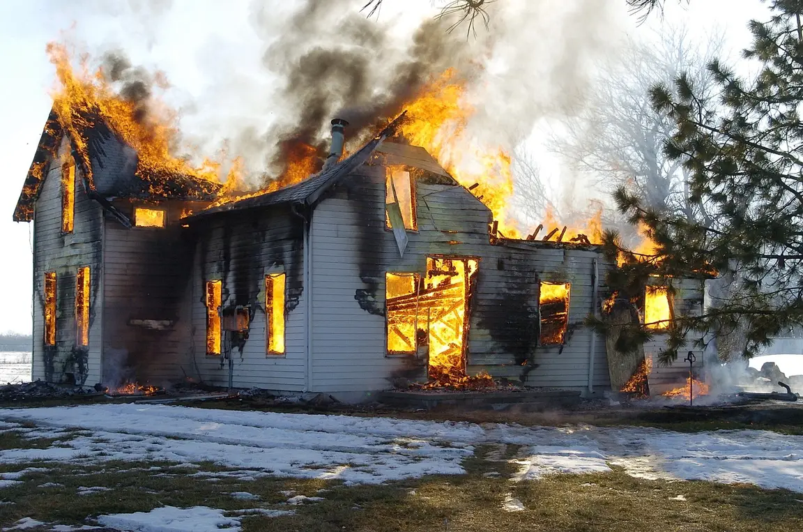 Fire-Damaged Home