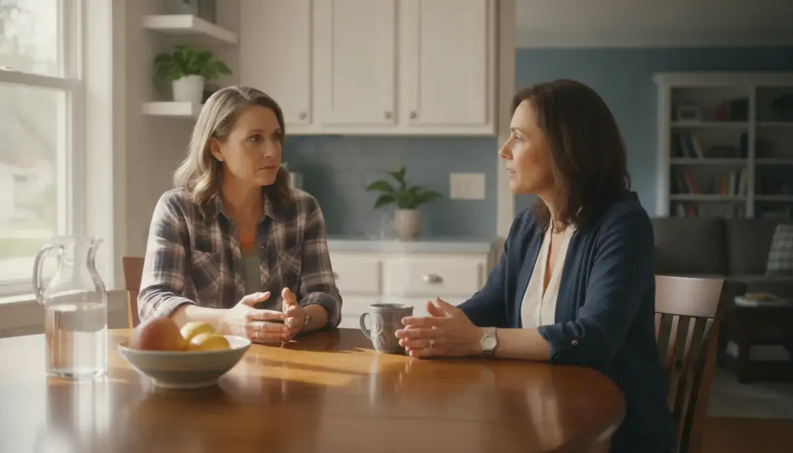 Michigan homeowner discussing foreclosure options with a housing counselor