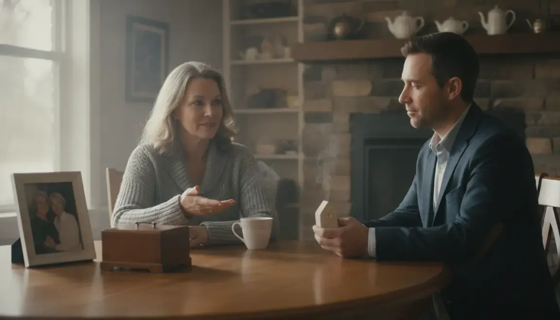 Michigan homeowner discussing an inherited house probate sale