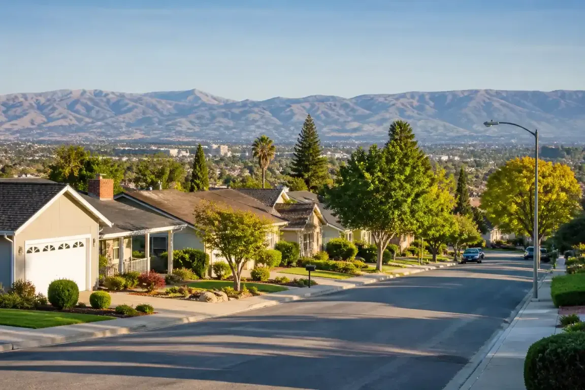 Sell my house fast before foreclosure San Jose CA quiet neighborhood street with homes