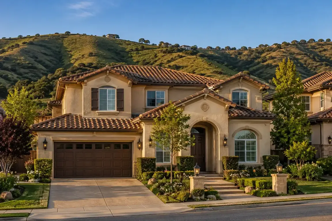 Silver Creek Valley San Jose hillside home with scenic foothill backdrop and upscale neighborhood atmosphere during sunset for sell my house fast