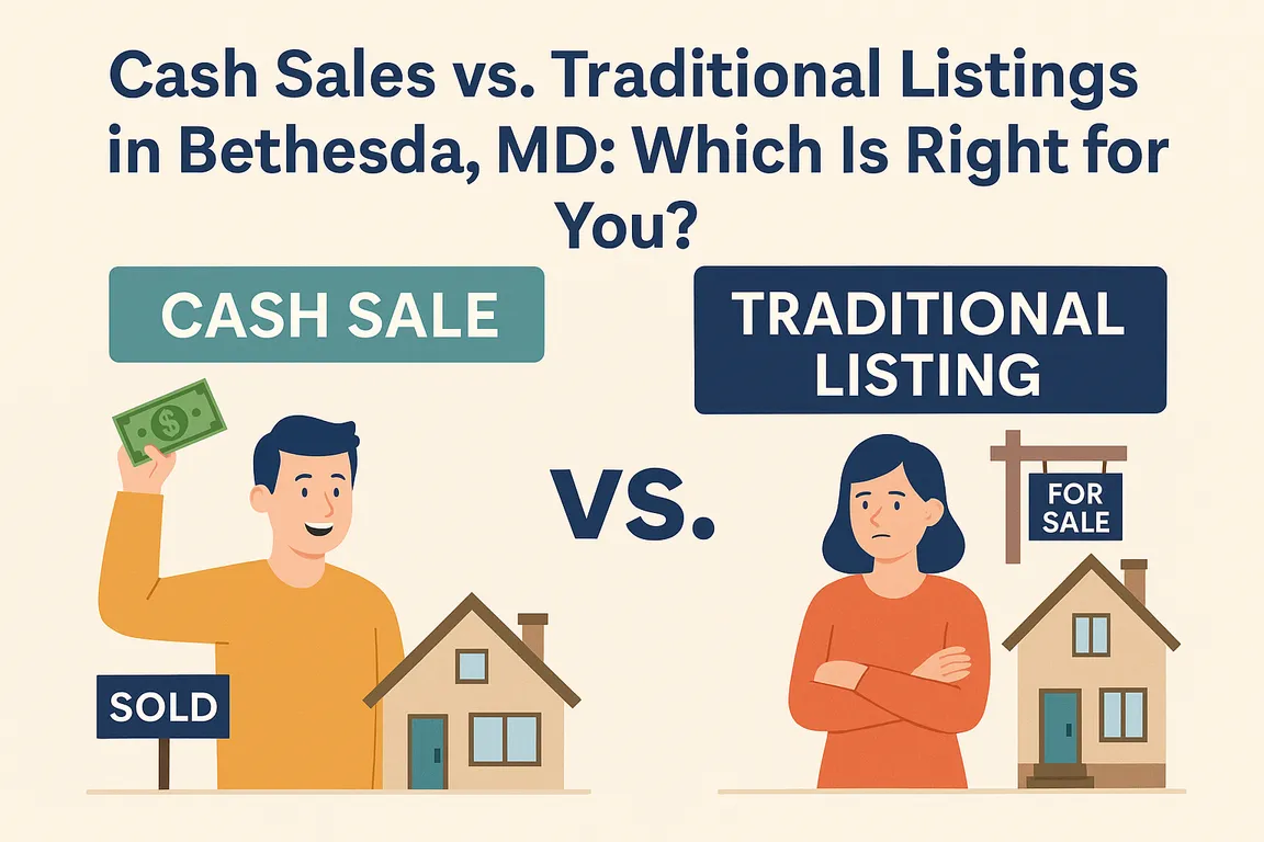Cash Sales vs. Traditional Listings in Bethesda MD