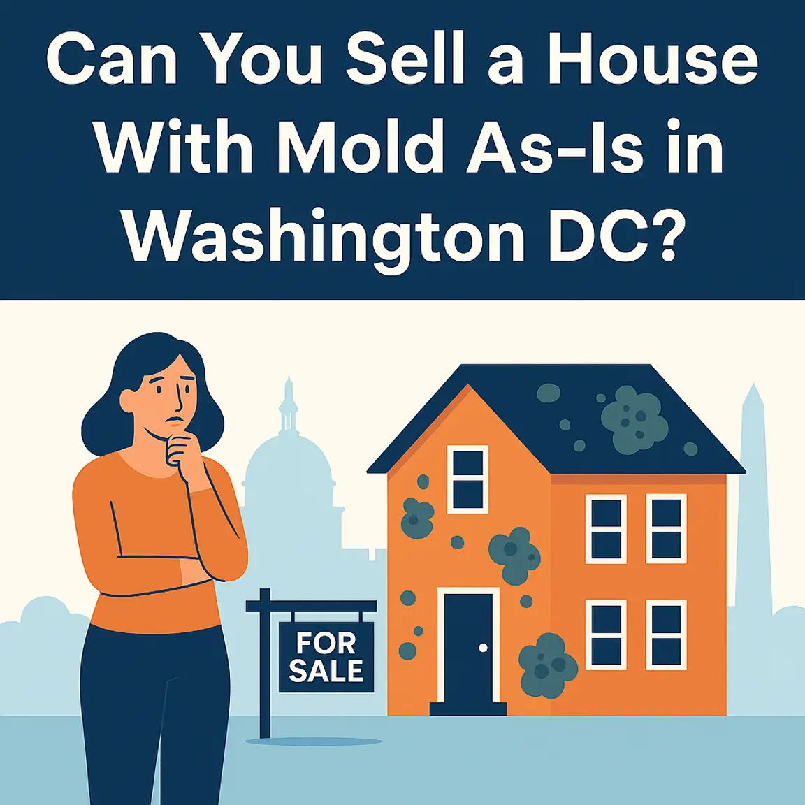 Can You Sell a House With Mold As-Is in Washington DC