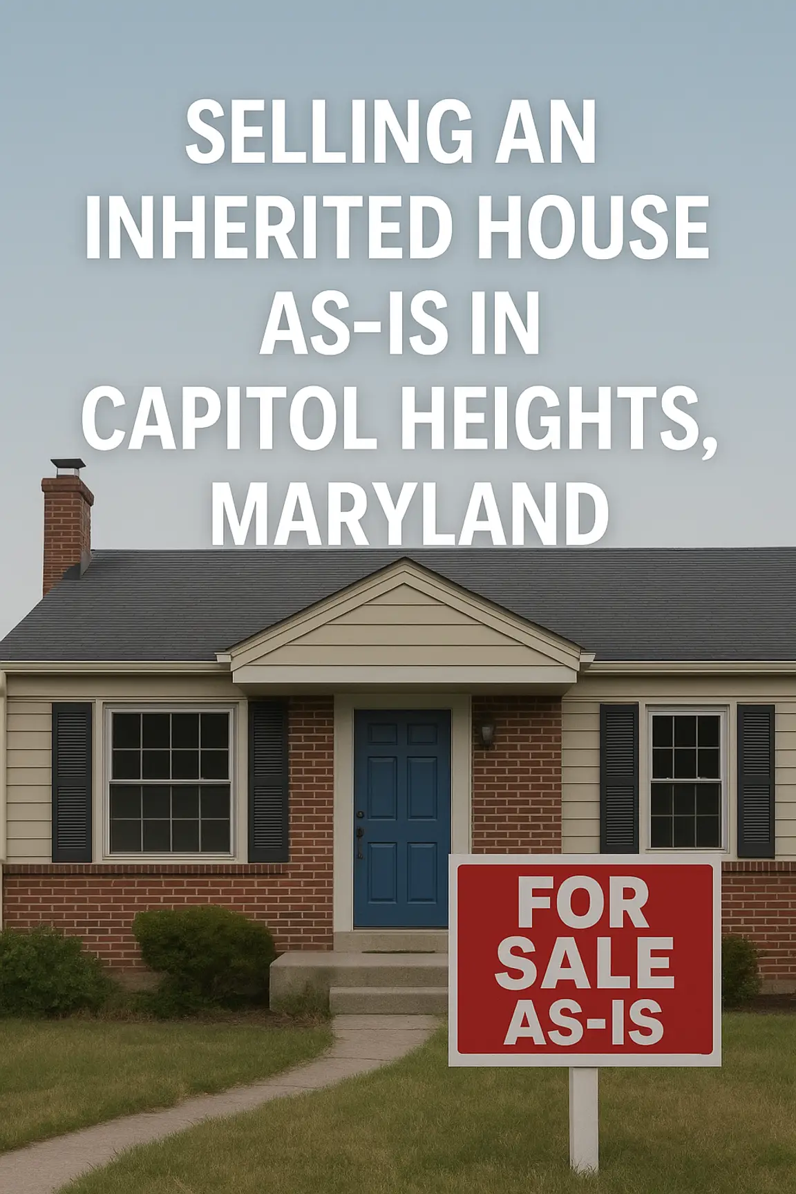 Selling an Inherited House As-Is in Capitol Heights Maryland