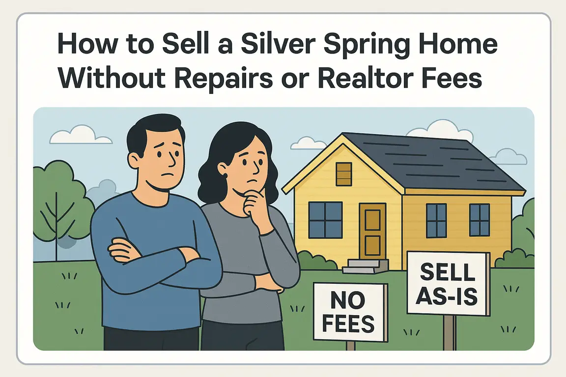 how to sell a silver spring home without repairs or realtor fees