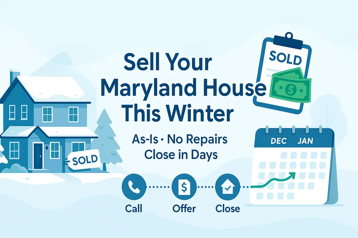 sell your maryland house this winter