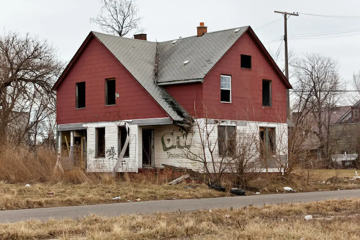 abandoned house in Houston Texas