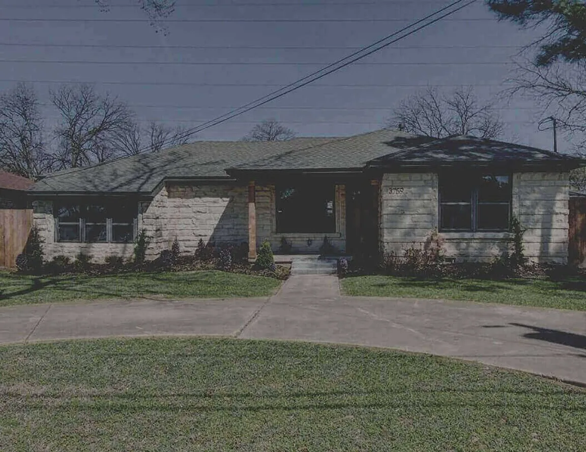 Dallas house purchased with cash to remodel