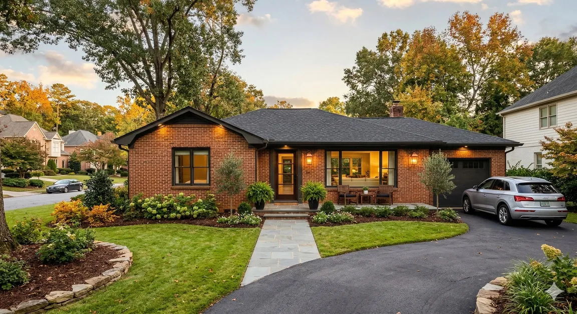Renovated investment property in Cobb County Georgia financed with a fix-and-flip transition loan.