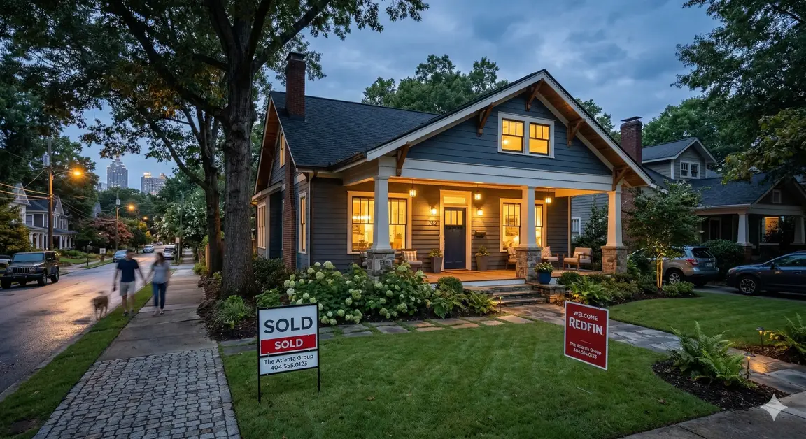 Renovated investment property in Fulton County Georgia financed with a fix-and-flip transition loan.