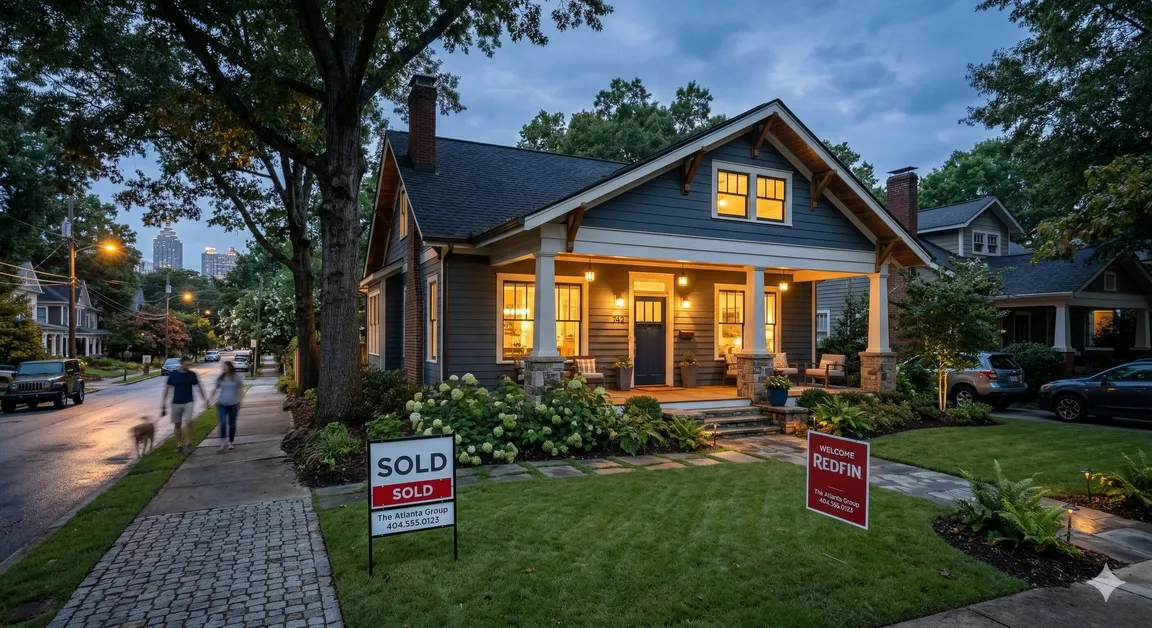 Renovated investment property in Fulton County Georgia financed with a fix-and-flip transition loan.