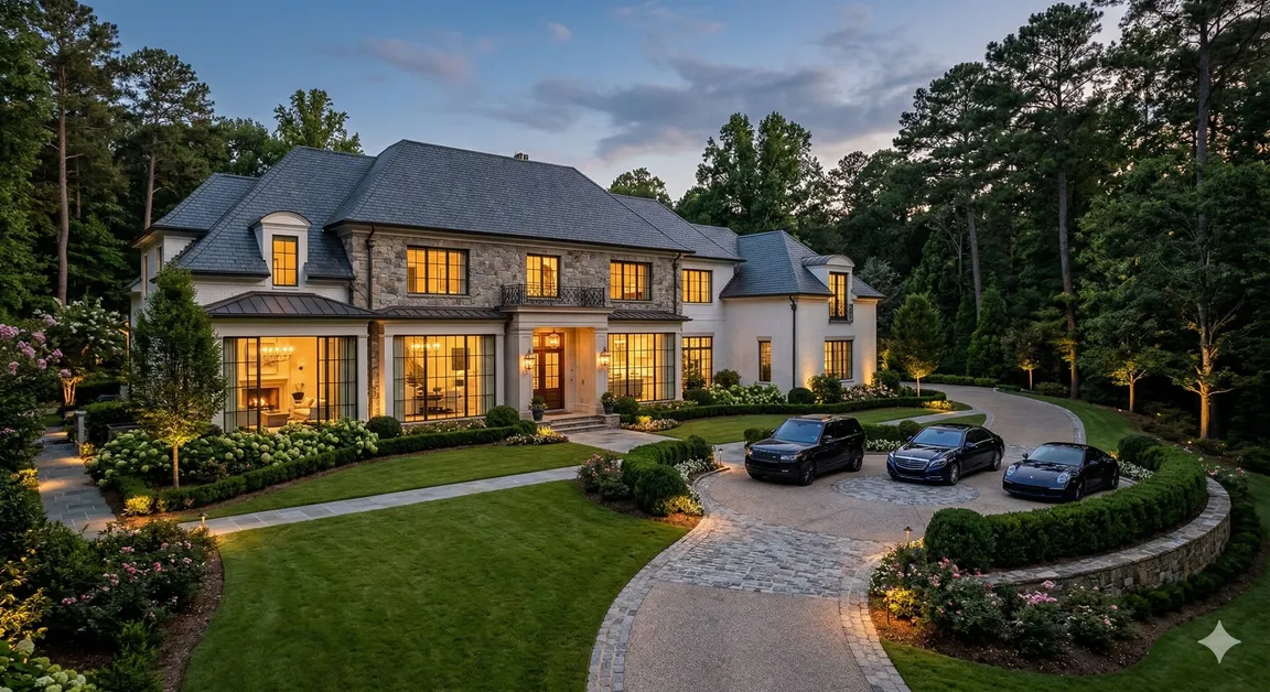 Luxury renovated investment property in Sandy Springs financed with a bridge-to-perm DSCR loan.