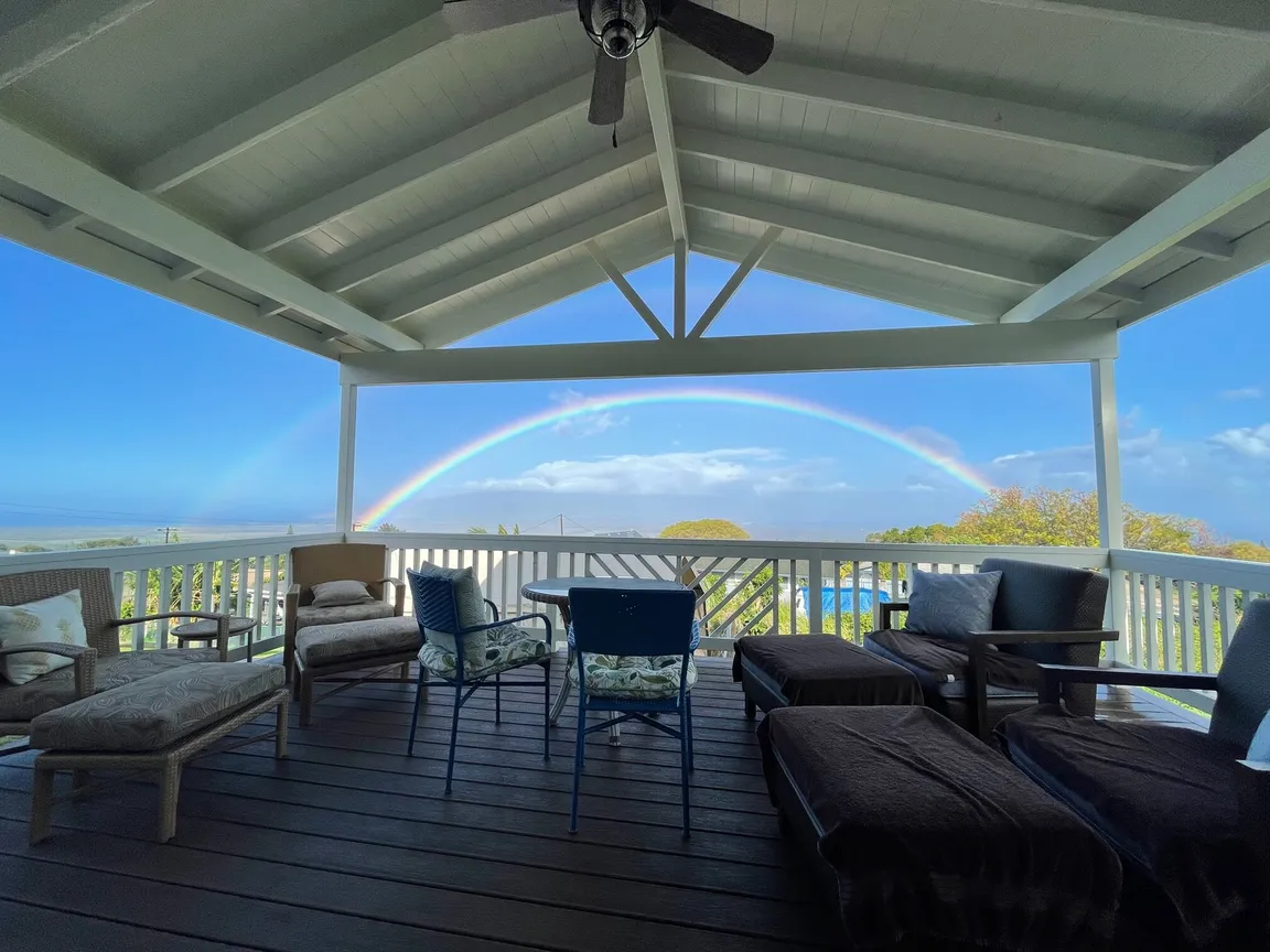 View from upcountry Maui