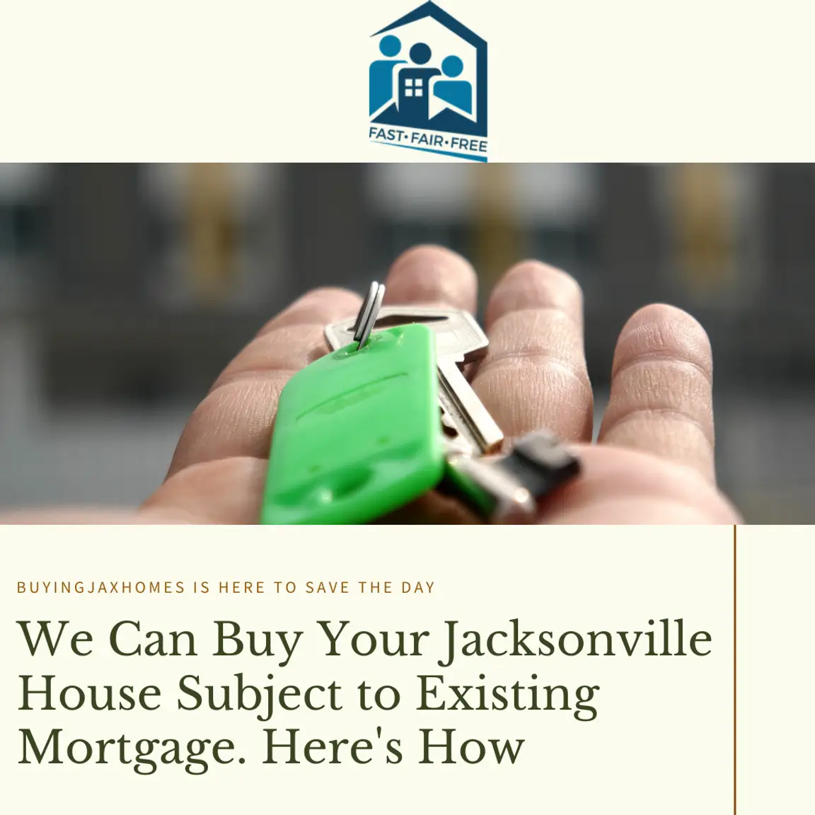Want to Sell Your Jacksonville Home with an Existing Mortgage?