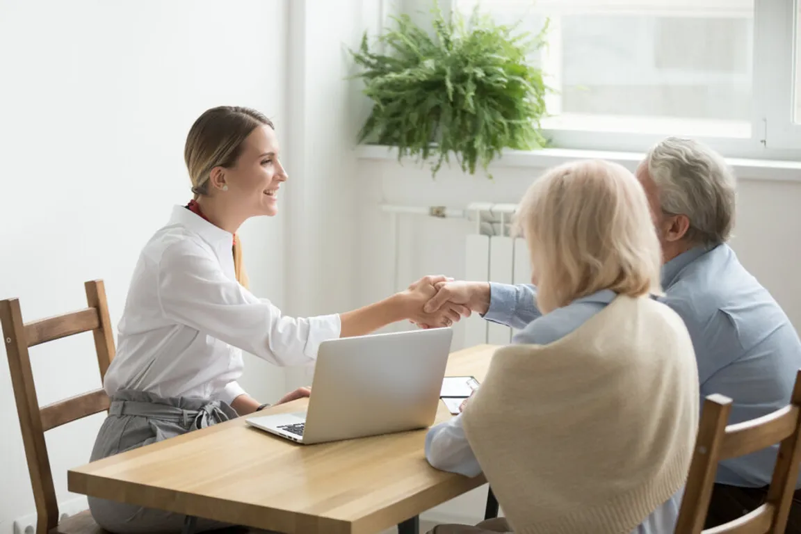 Elder couple selling their house for cash