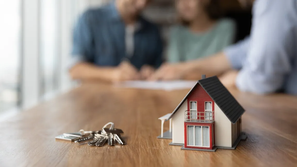 Key close to tiny house