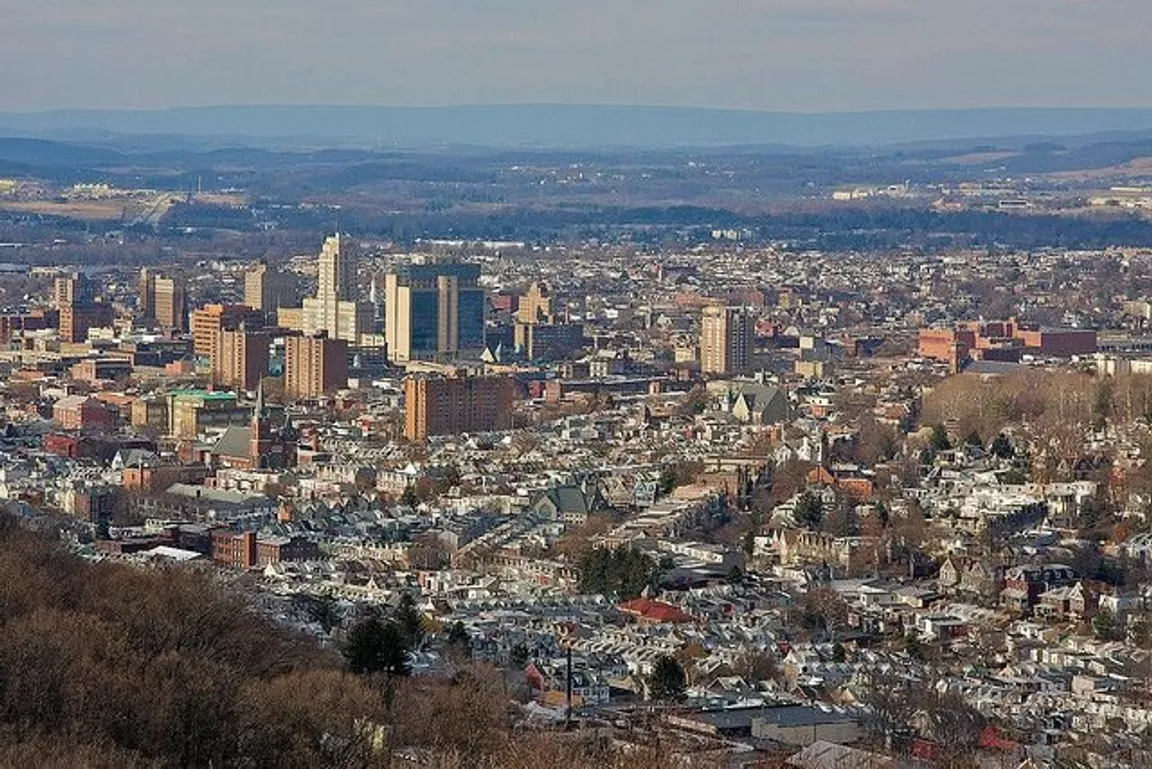 Reading PA From Hilltop