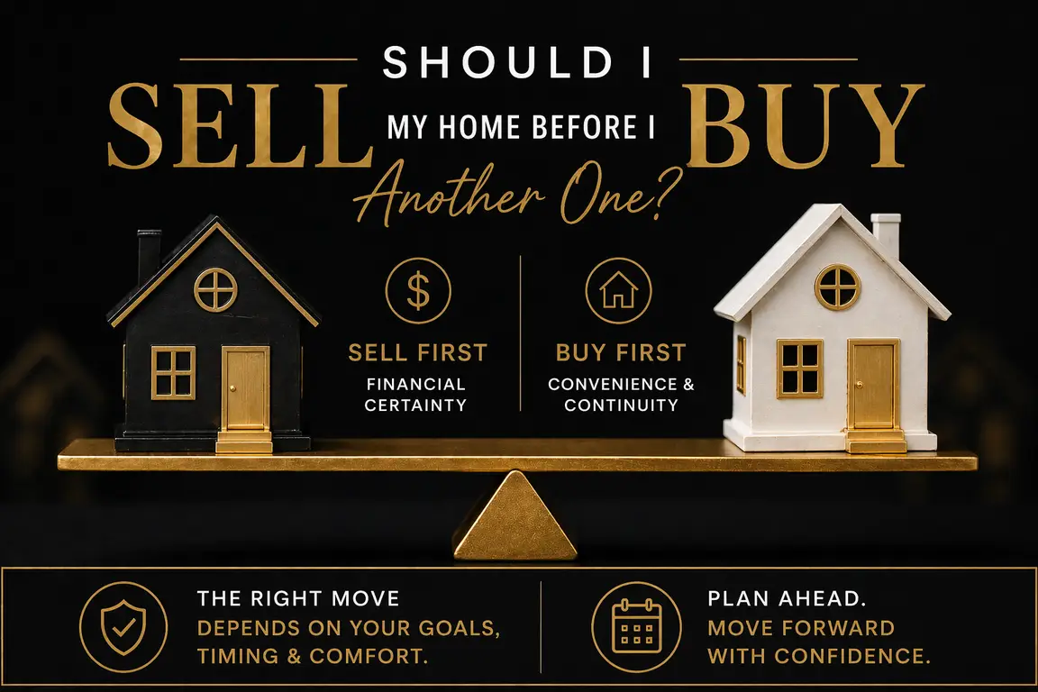 home exterior in Bryan College Station Texas representing decision to sell before buying another home