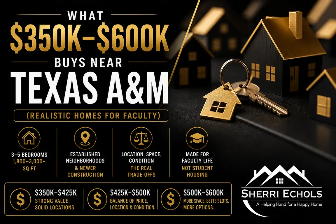 homes in College Station Texas in the 350k to 600k price range near Texas A&M University