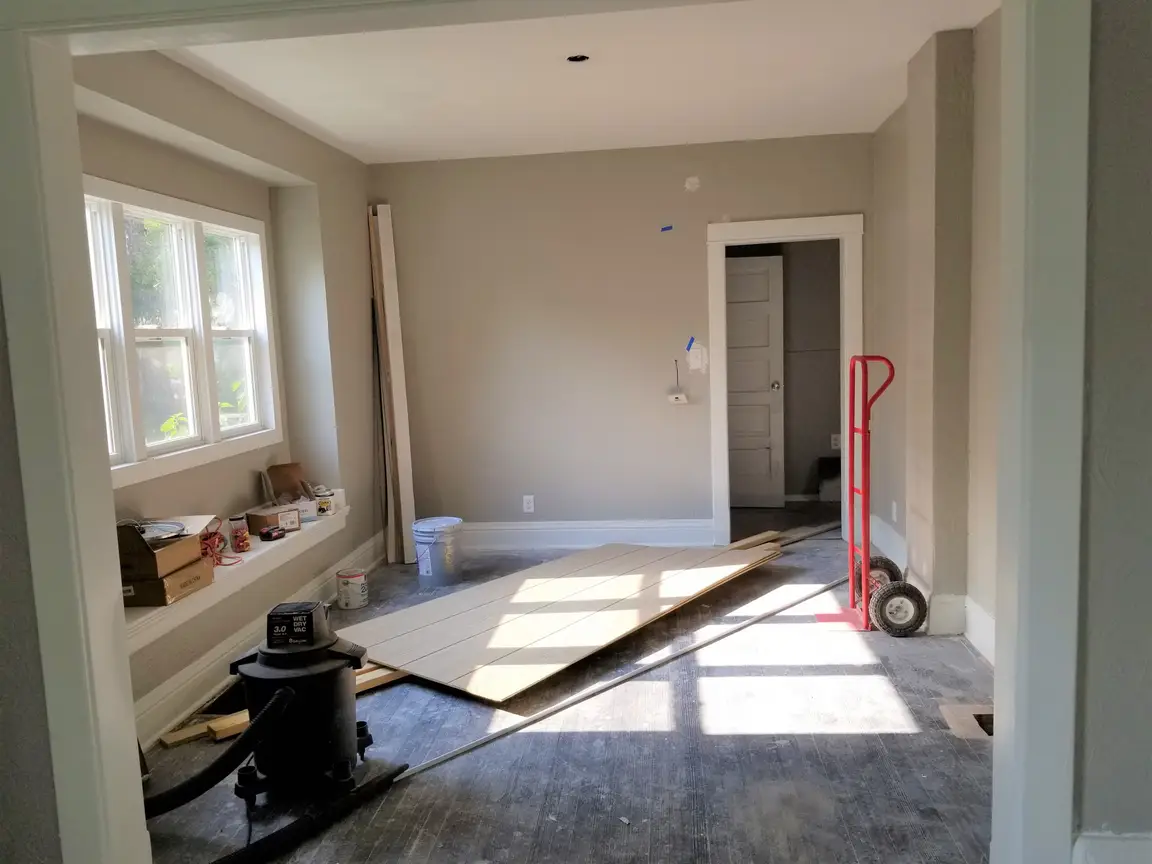 Home remodel in process
