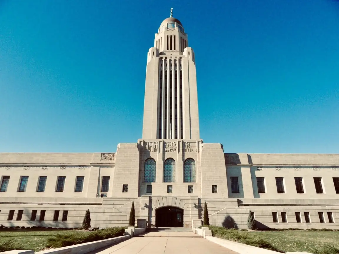 Capitol building in Lincoln, NE.