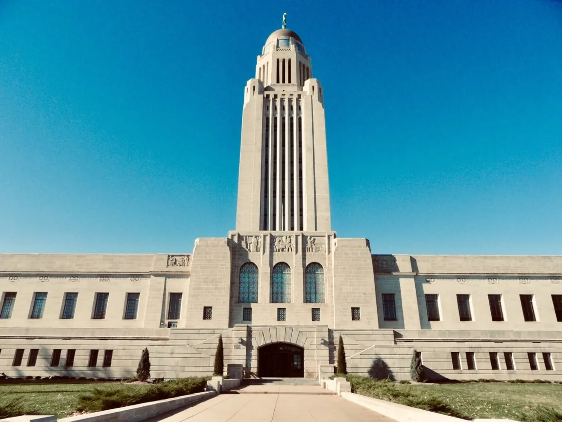 Capitol building in Lincoln, NE.