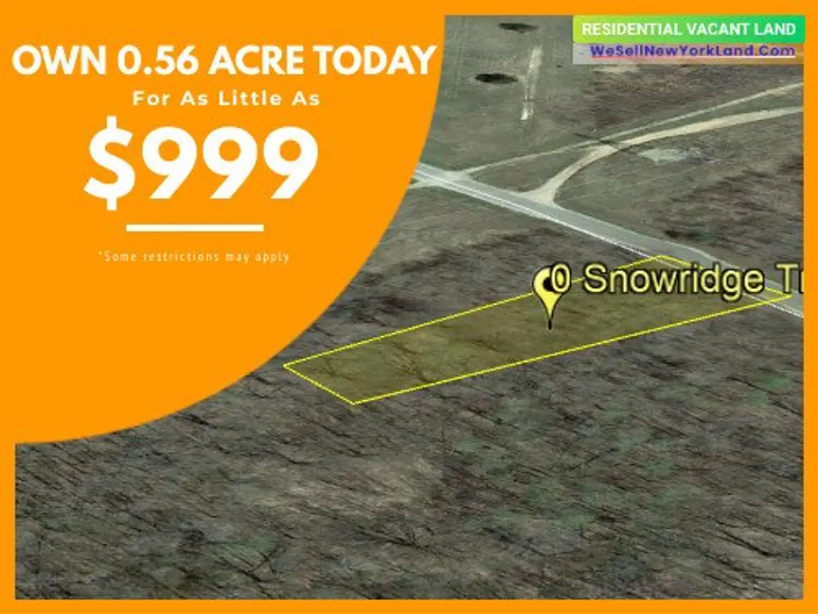 Land For Sale Snowridge Trail, Elmira, MI Main www.WeSellNewYorkLand.com