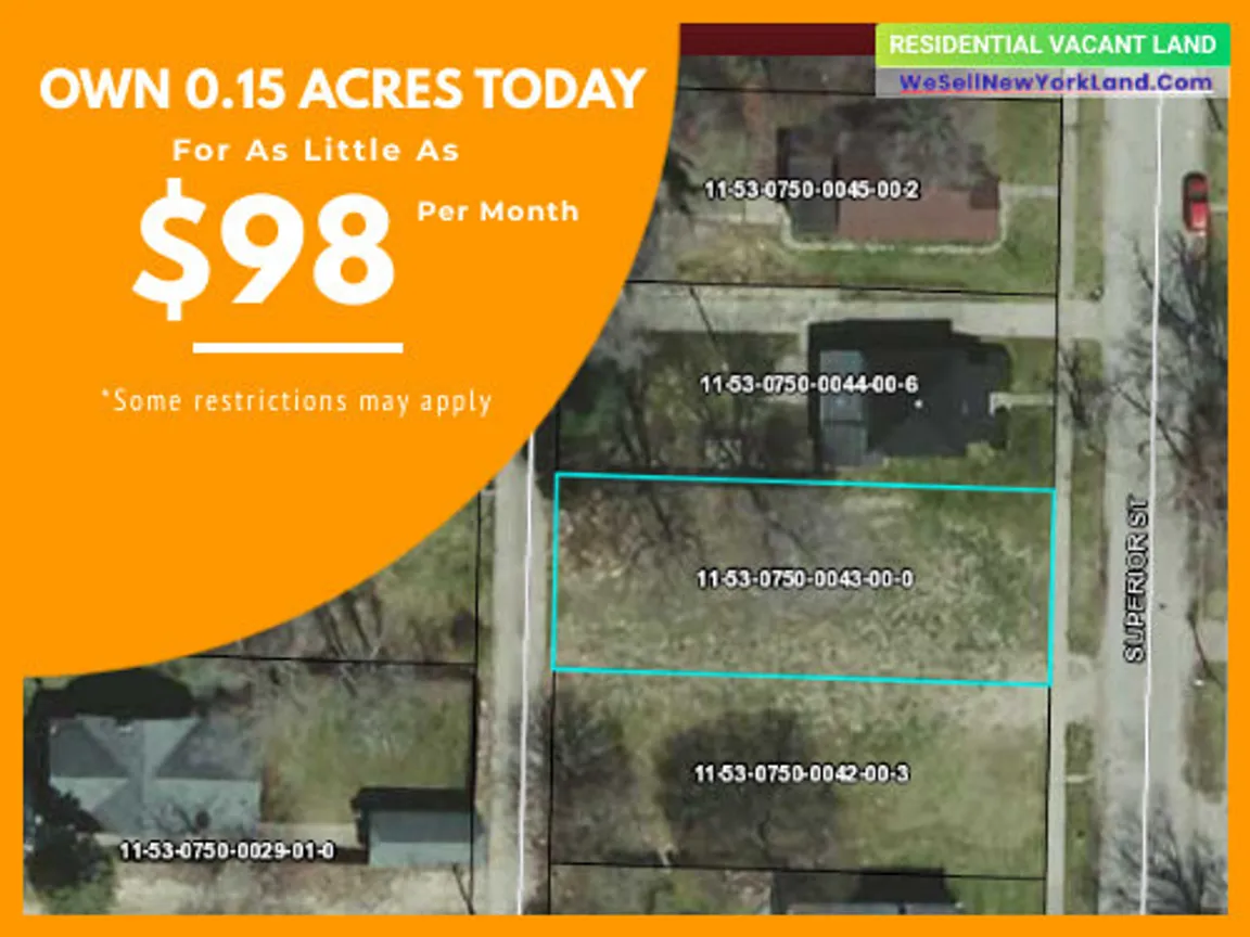 Land For Sale 1038 Superior St Benton Harbor, MI 4902 Main www.WeSellNewYorkLand.com