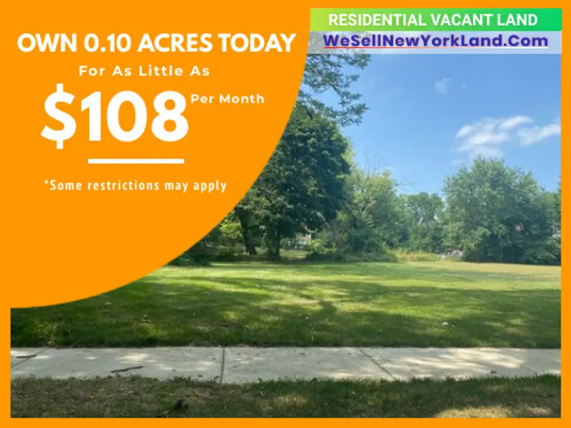Land For Sale 1018 Cypress Dr. Jackson, MI Main Image www.WeSellNewYorkLand.com