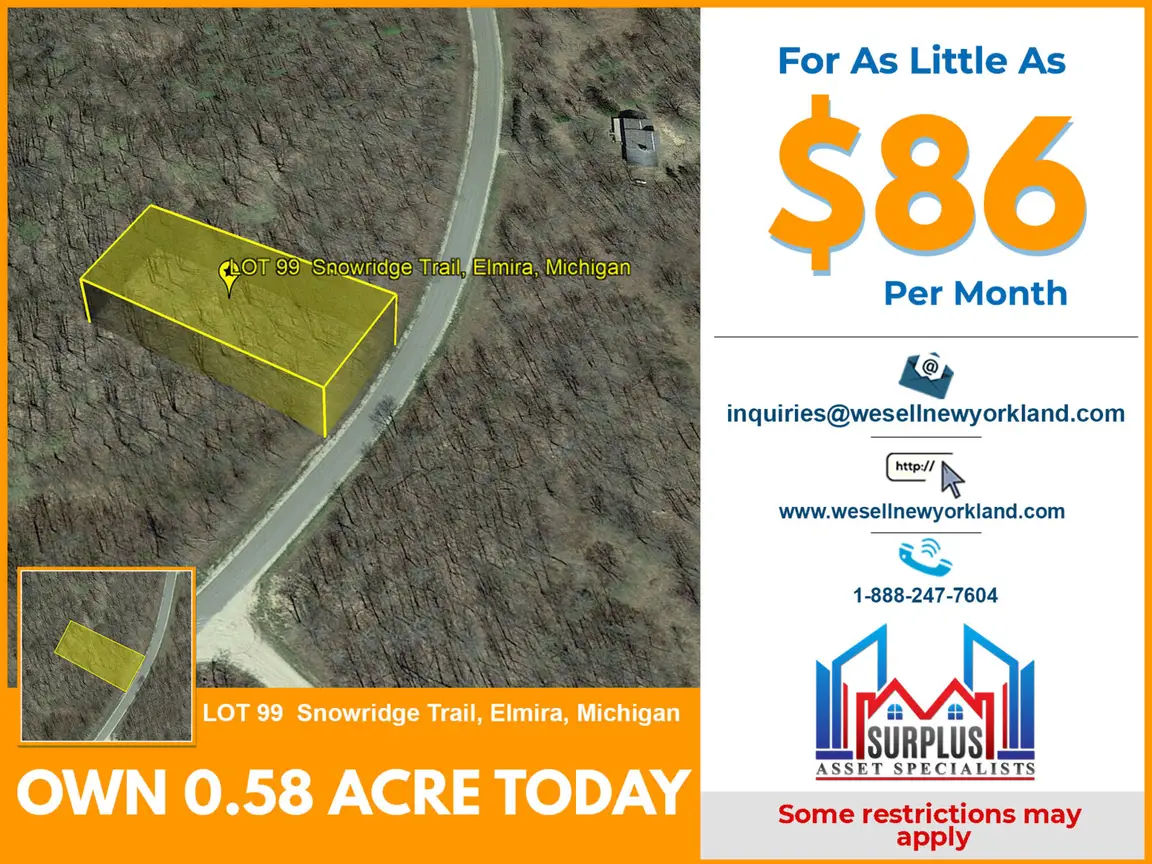 Lot 99 Snowridge Trail, Elmira, Michigan