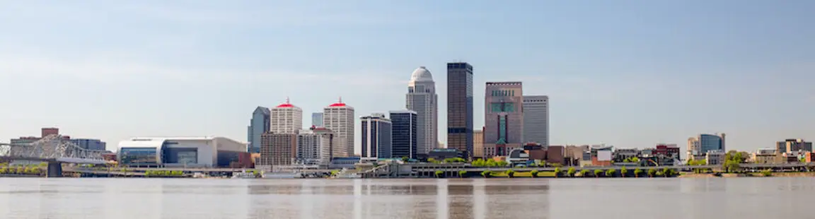 The City of Louisville, in the state of Kentucky