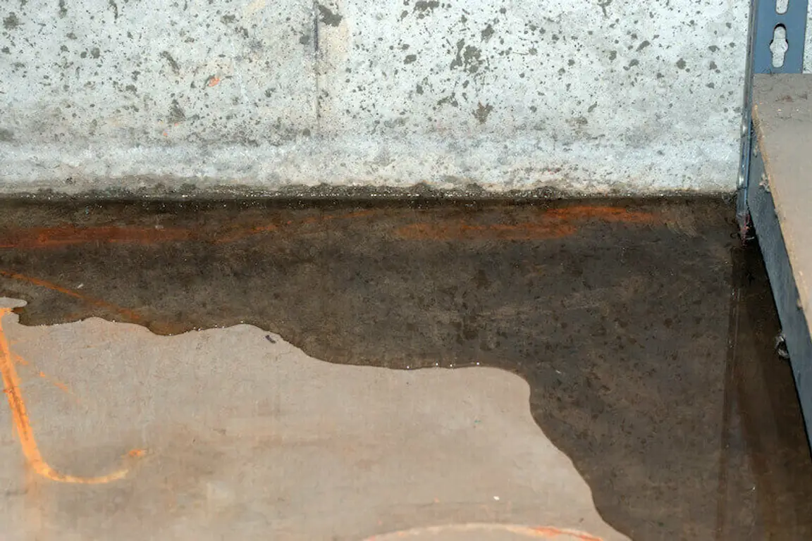 water in basement in Louisville