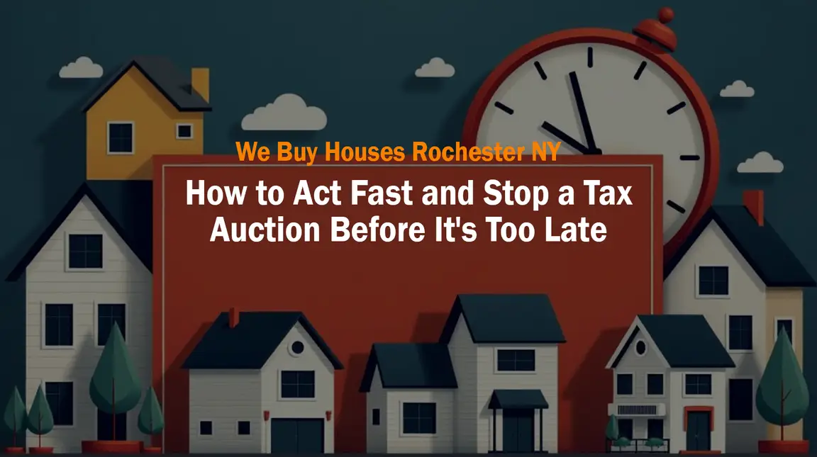 We Buy Houses Rochester NY: How to Act Fast and Stop a Tax Auction Before It's Too Late