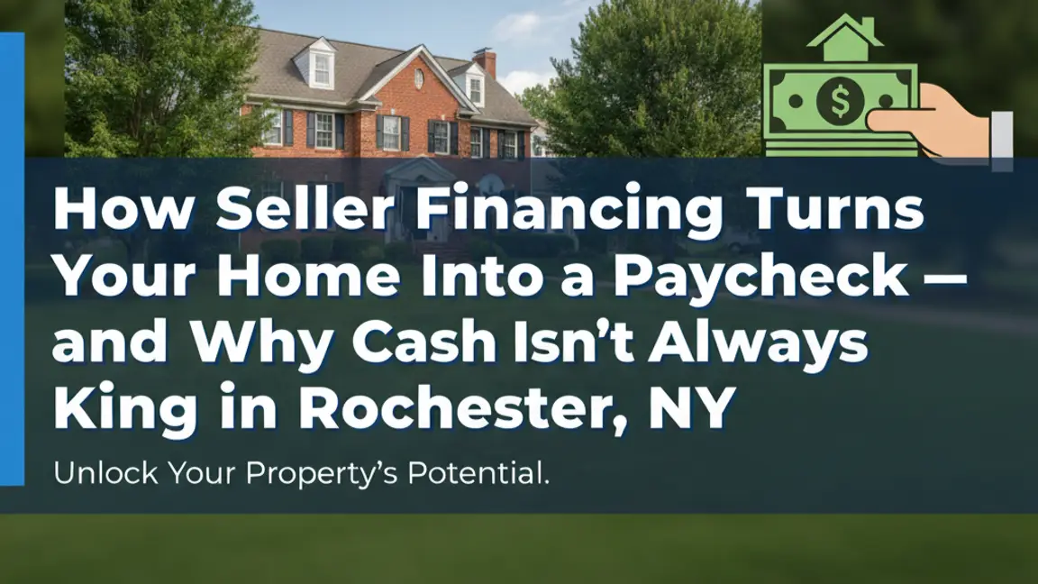 Seller Financing Turns Home Into a Paycheck in Rochester NY
