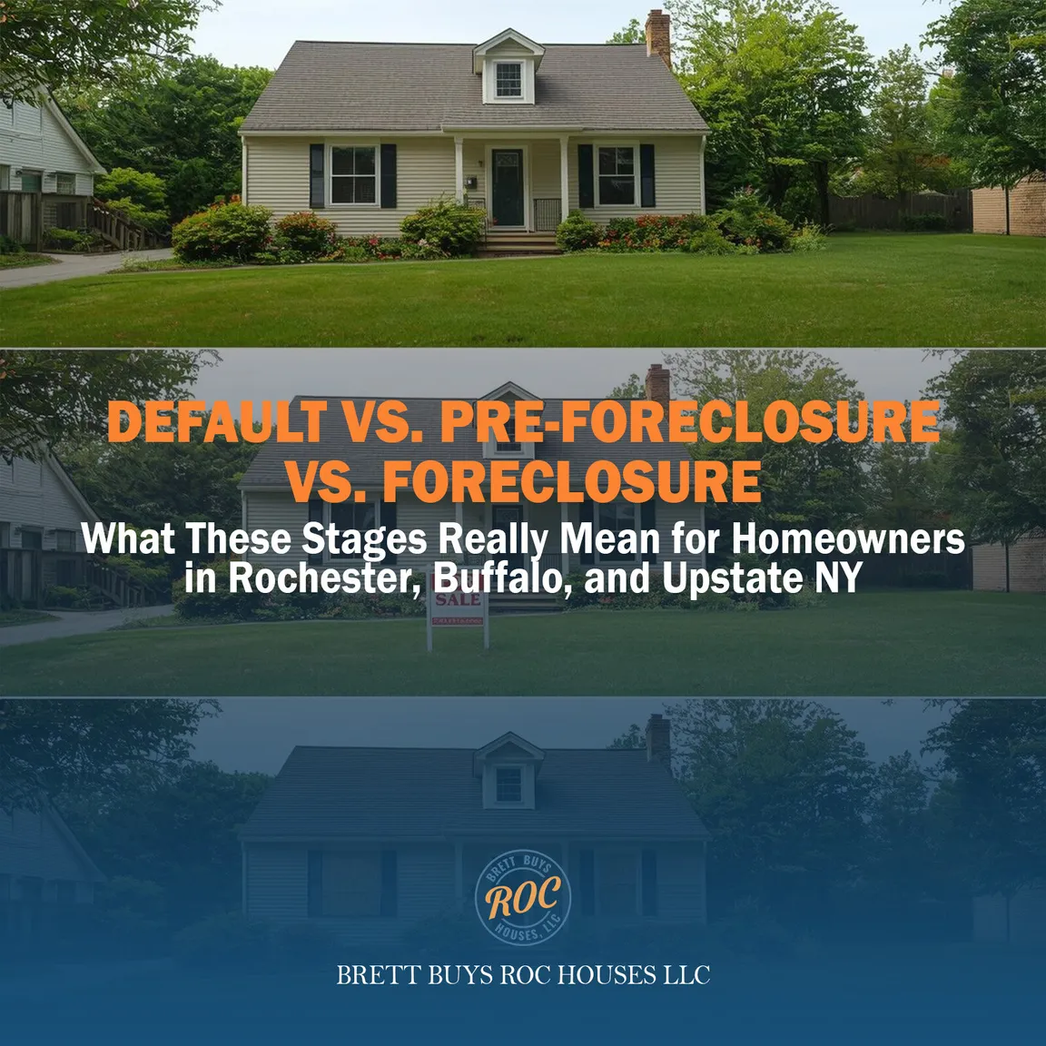 Default vs. Pre-Foreclosure vs. Foreclosure