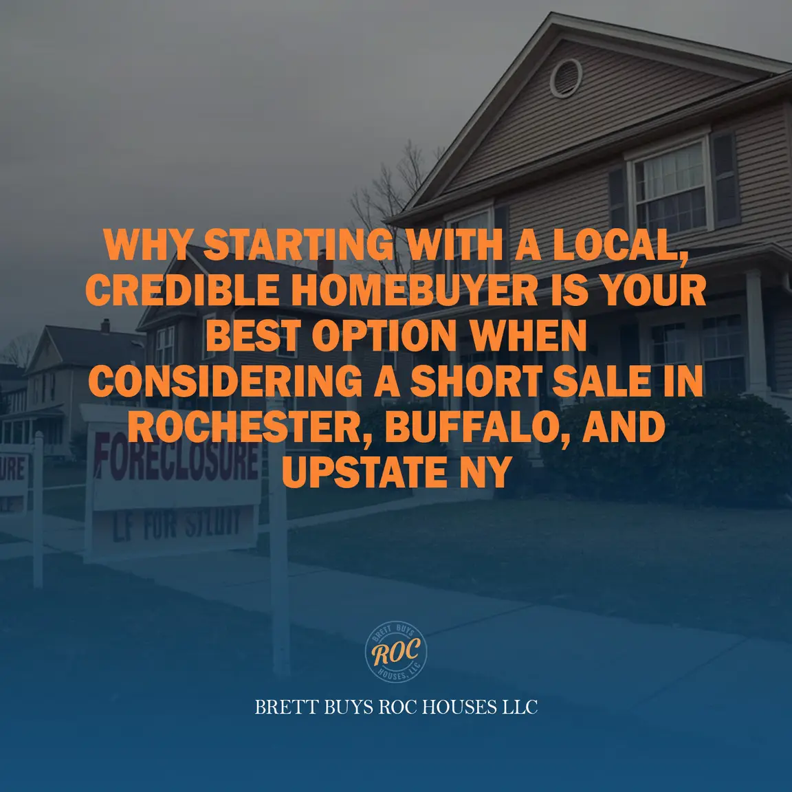 Why Starting with a Local, Credible Homebuyer is Your Best Option