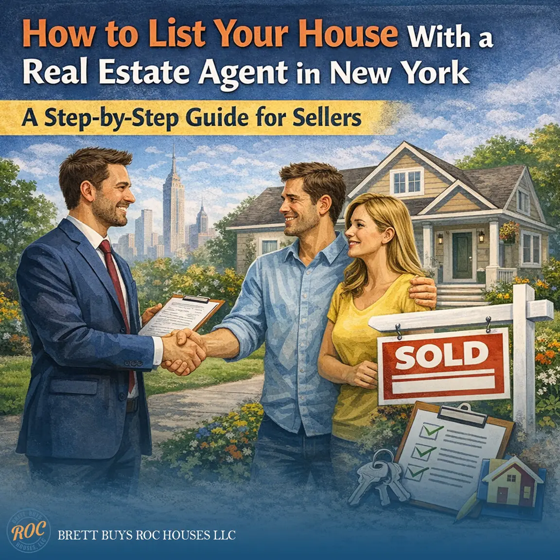 How to List Your House With a Real Estate Agent in New York: A Step-by-Step Guide for Sellers